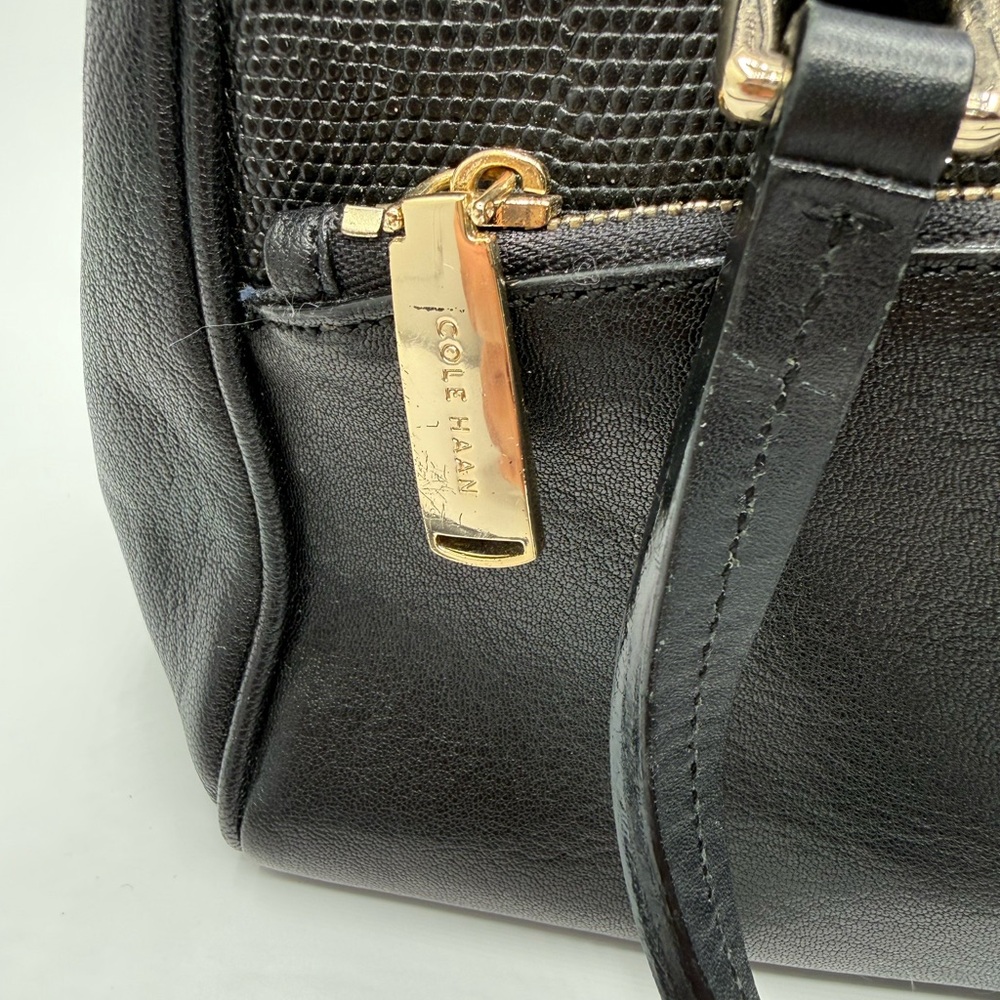 Cole Haan Black Satchel Bag - Picture 3 of 5